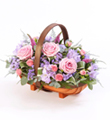 Mixed Basket - Pink and Lilac