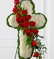 Floral Cross Easel